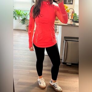 Lululemon Bright Orange Athleisure Top